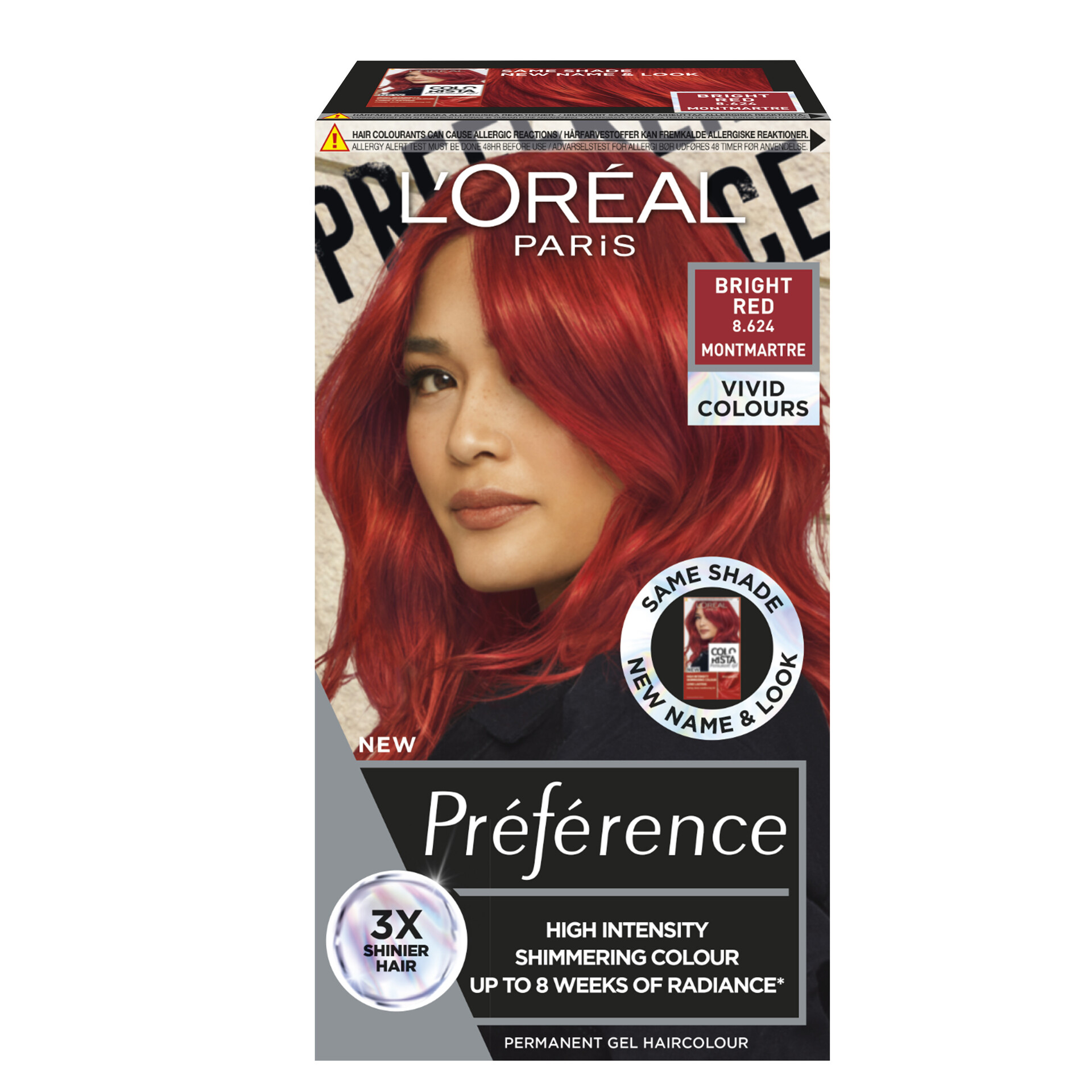 Préférence Vivids 8.624 Bright Red