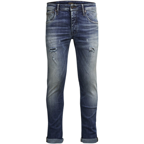 Jack & Jones - 12124564 JJIGLENN JJORIGINAL JOS 788 50SPS NOOS BLUE DENIM Azul