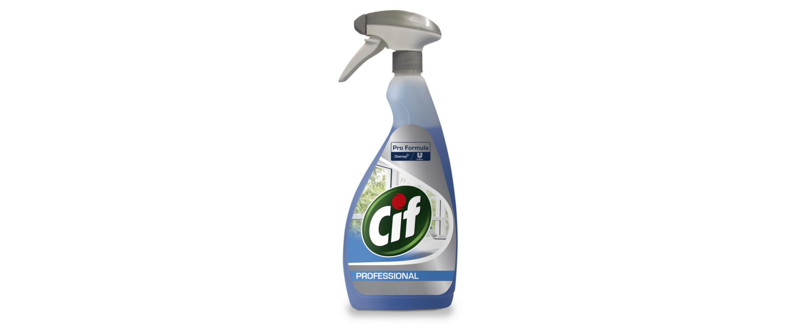 Cif Professional Glas & Flächen 0.75 lFlüssiger Reiniger für Glas und Flächen
