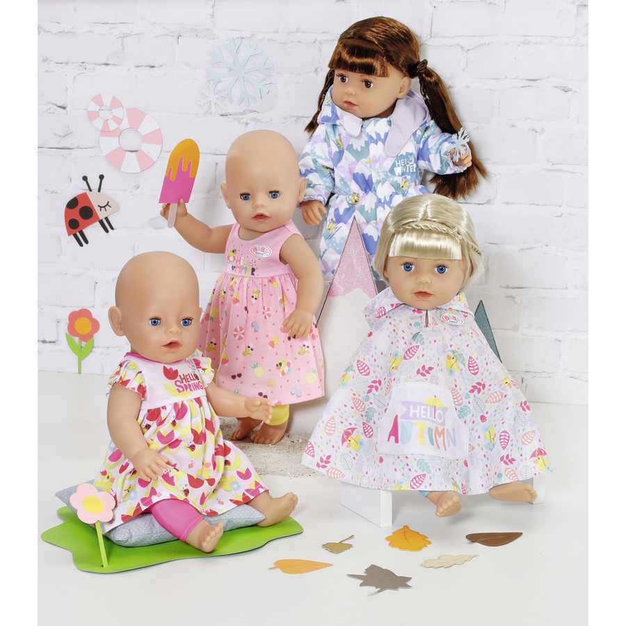 BABY born® Deluxe Puppen 4 Jahreszeiten Set 43 cm