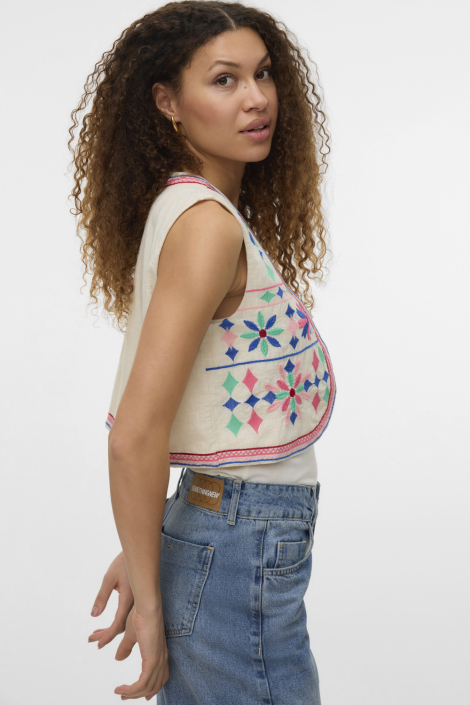 Vero Moda beige dames gilet