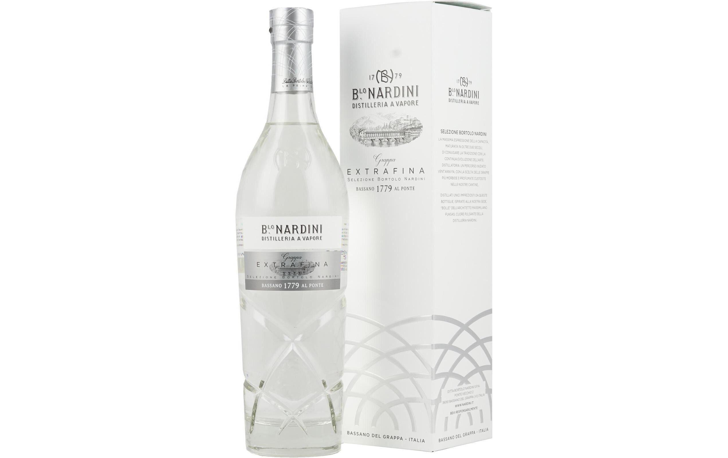 Nardini Bortolo Extrafina 42% 0.7 lFruchtiger Italienischer Grappa