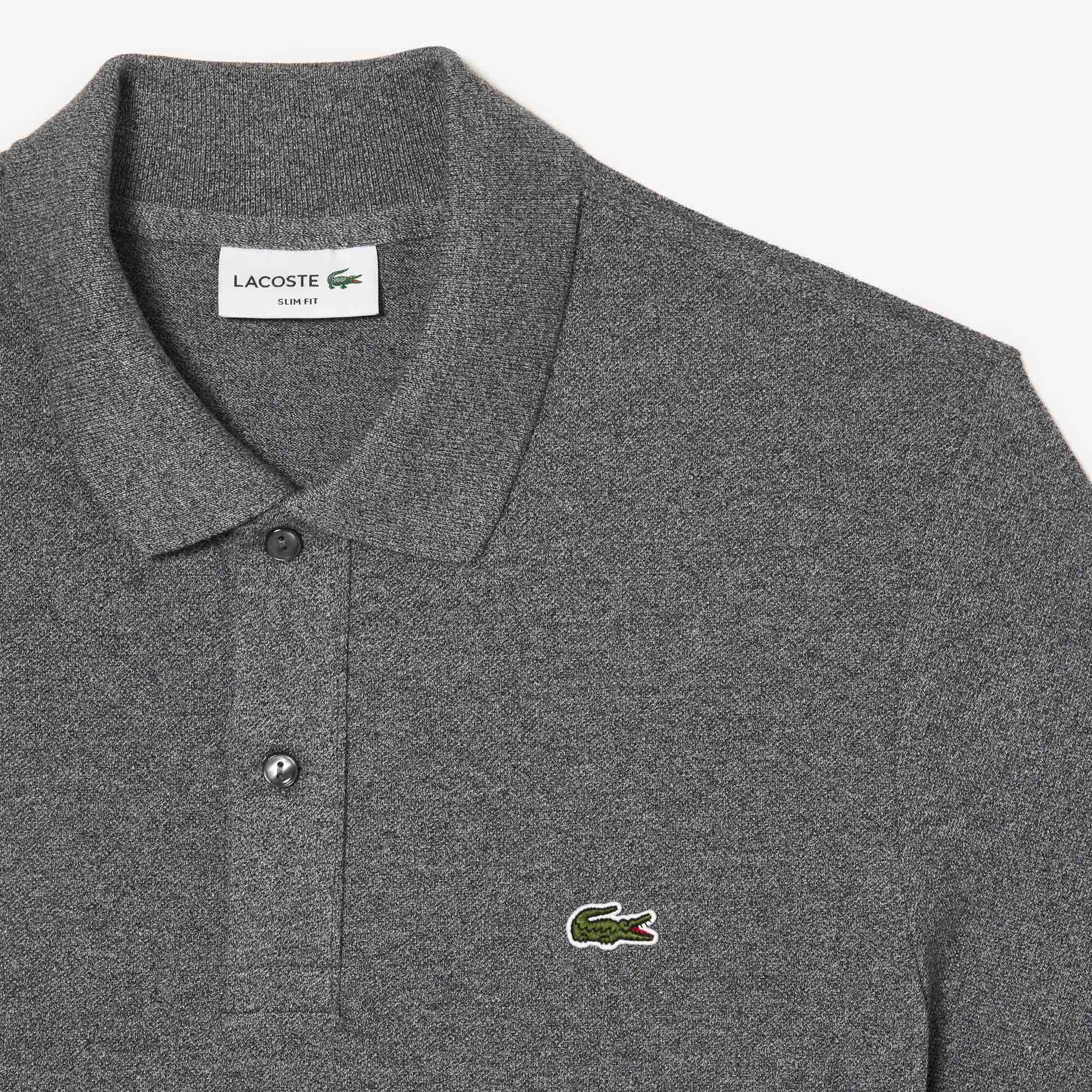 Original L.12.12 Poloshirt aus Petit Piqué Kurze Ärmel - Grau - Lacoste - Herren