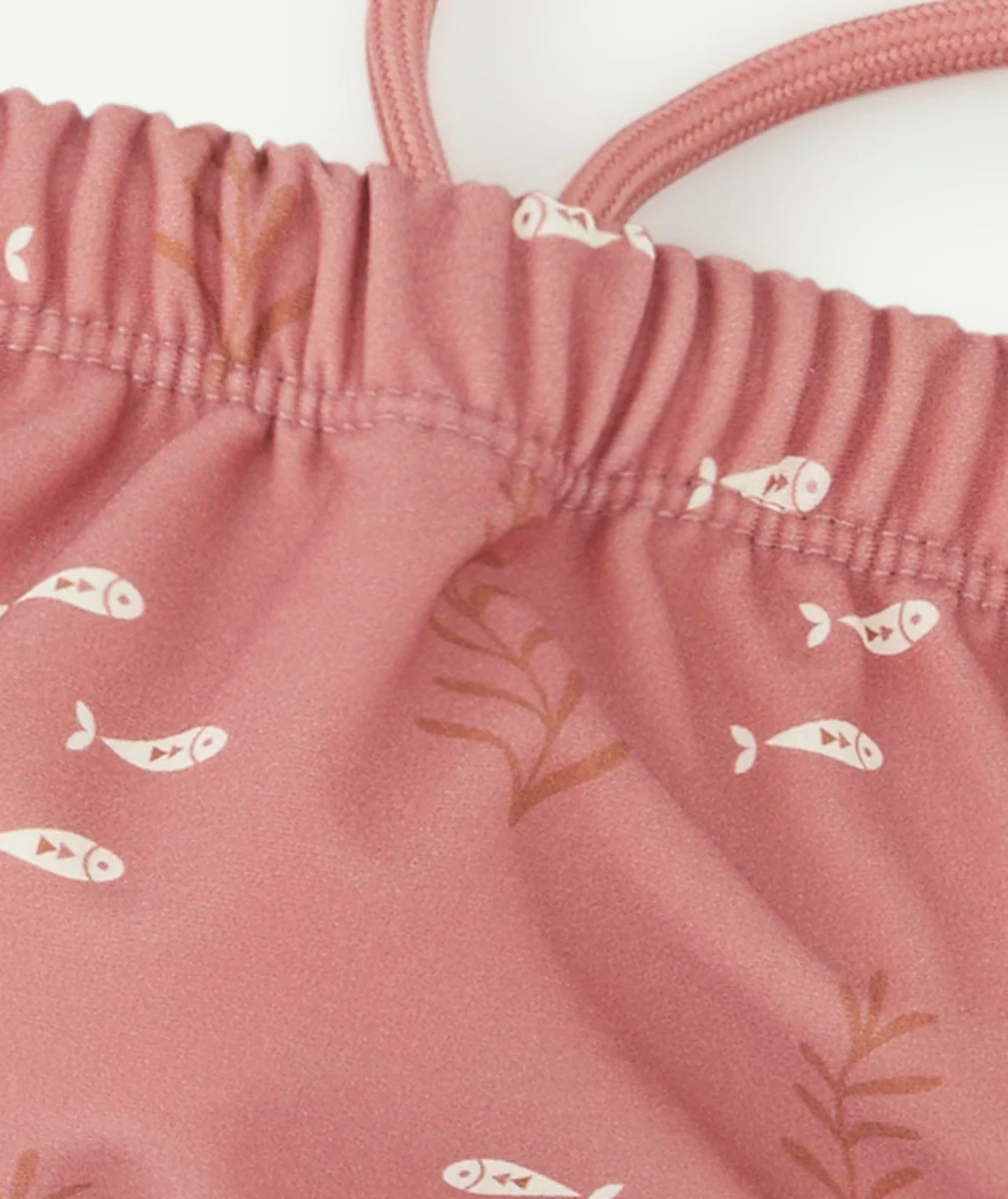 FRESKCOUCHE DE BAIN BÉBÉ FILLE OCÉAN CORAIL