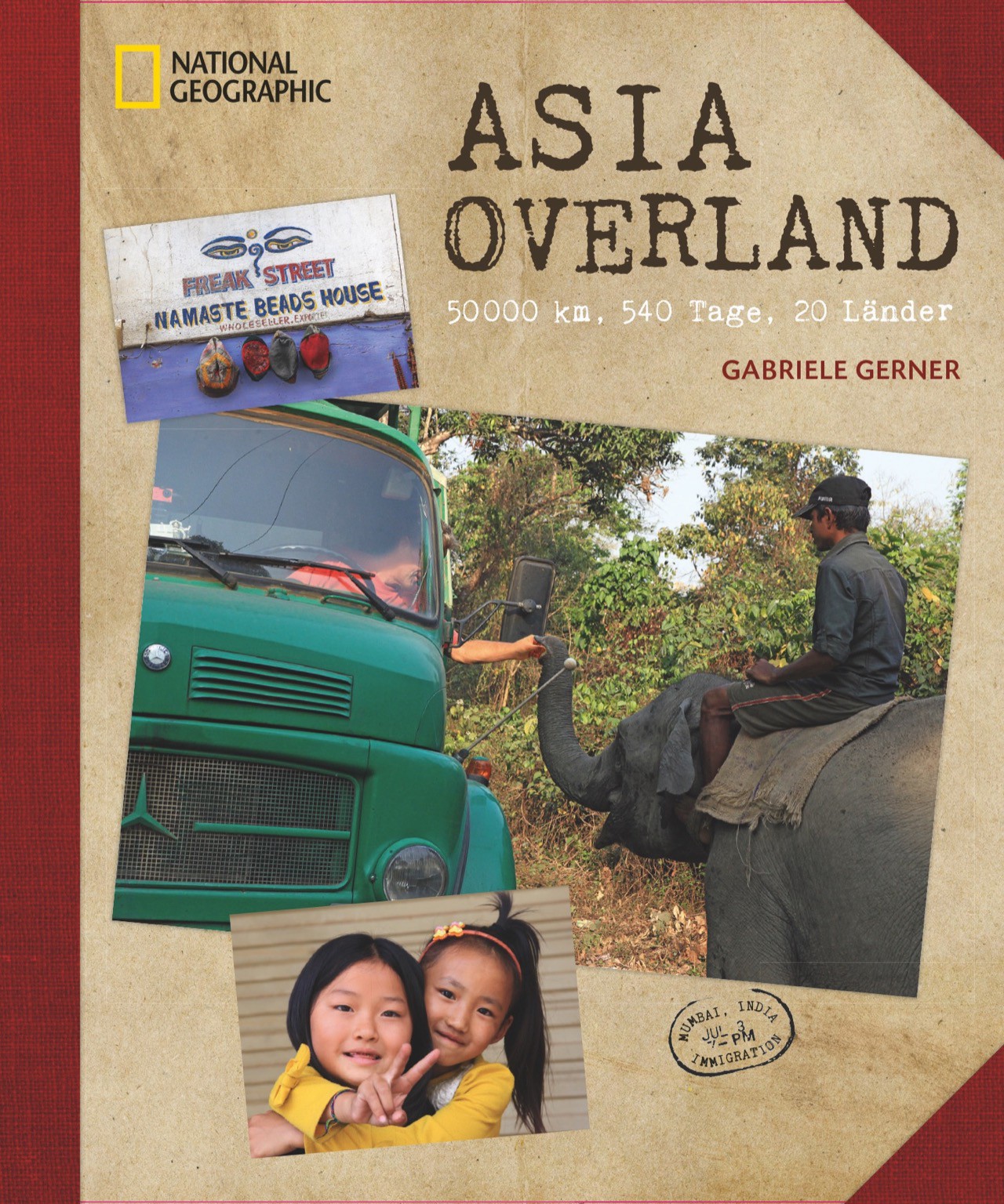 Buch 'Asia Overland', 50.000 km, 540 Tage, 20 Länder günstig bestellen