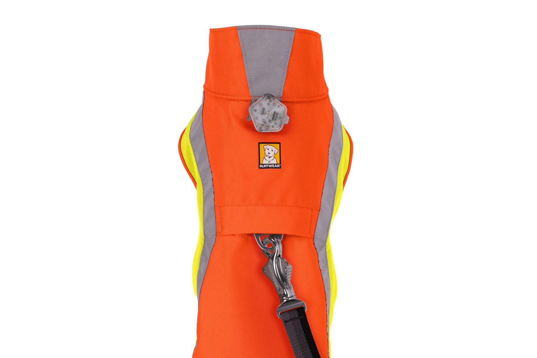 Veste haute visibilité et resistante aux intempéries lumenglow™ avec passage de laisse. Couleur: blaze orange (orange), taille: l