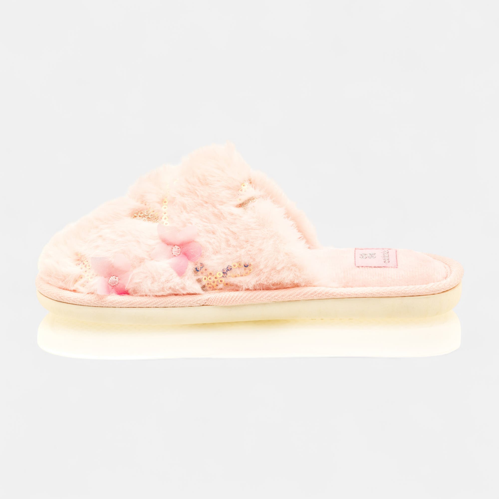 Pantoufles mules Fille rose