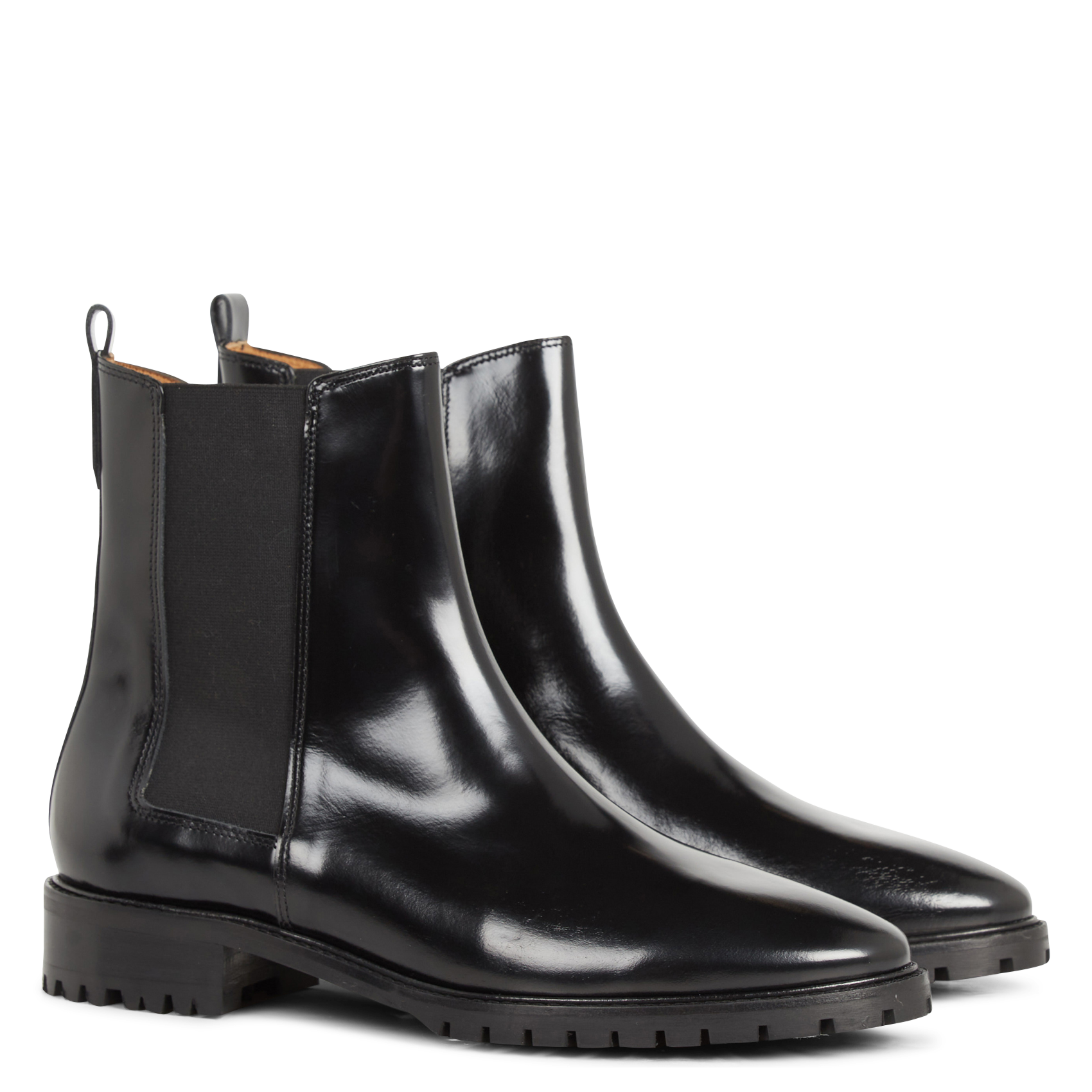BOTTINES 500 - Chealsea boots en cuir| Noir