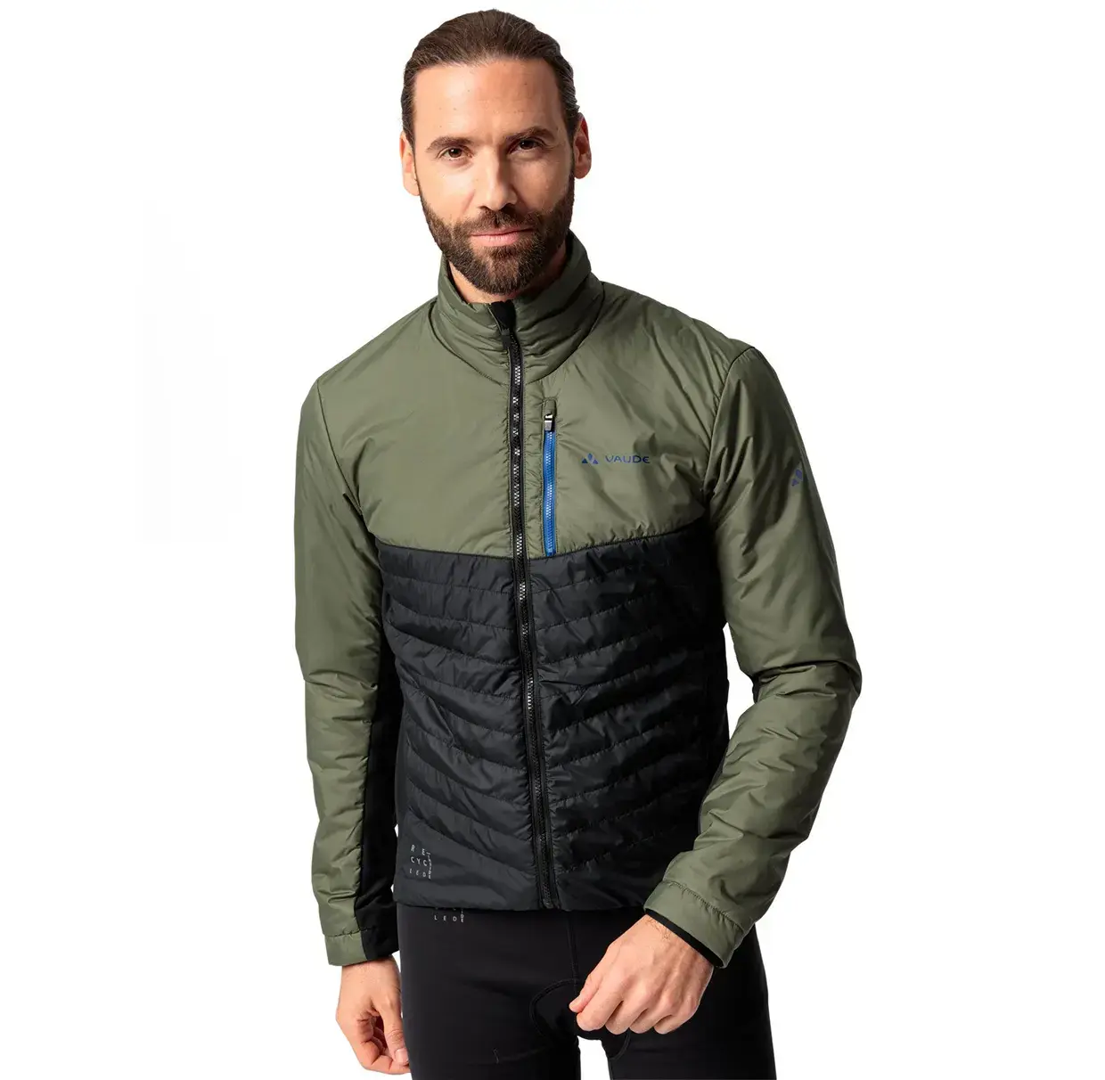 VAUDE Posta Insulation Fietsjack Groen/Zwart Heren