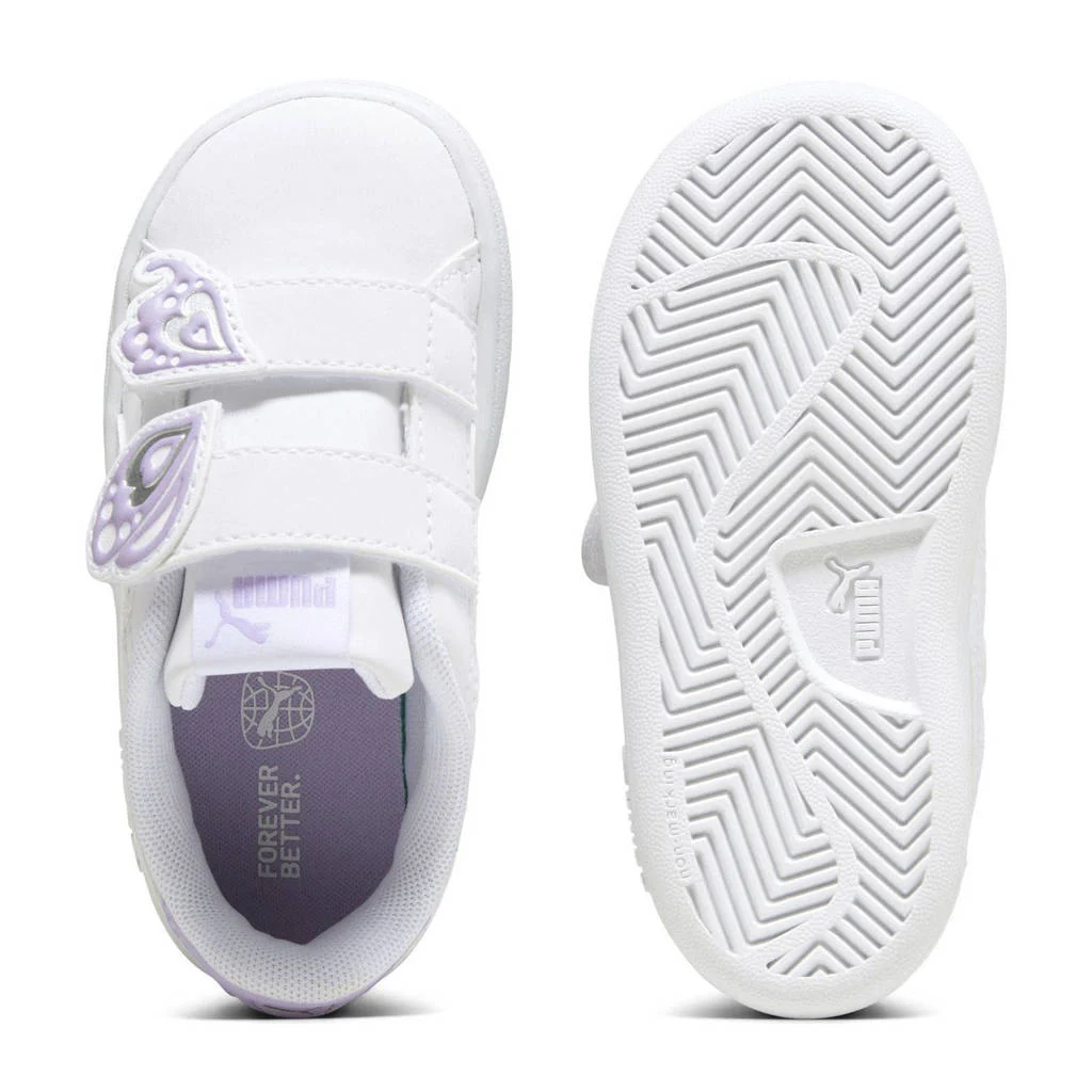 Puma Smash 3.0 Butterfly Vsneakers wit/lila/zilver