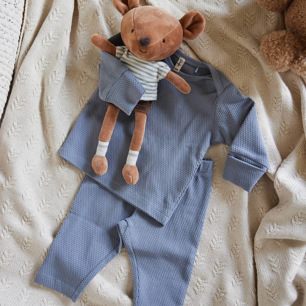 Dirkje broek+ longsleeve blauw