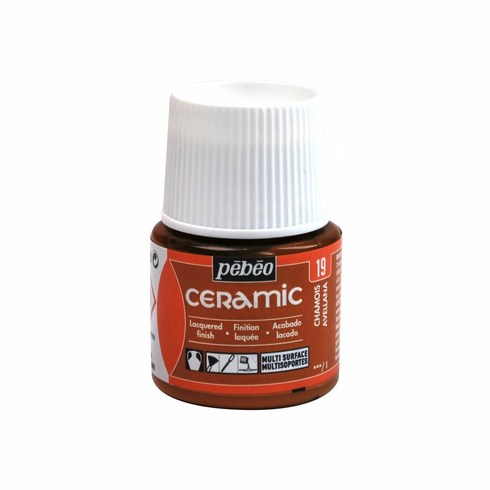 Peinture céramique et multi-surfaces - chamois - 45 ml