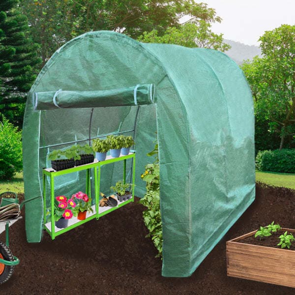 Polytunnel 19mm 2,5m x 2m med Racking