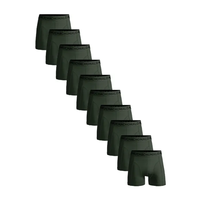 Muchachomalo Solid Boxers Heren (10-pack)