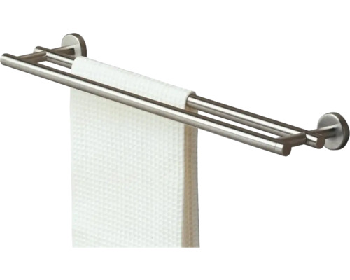 Dubbele handdoekhouder TIGER Boston 60 cm Inox mat