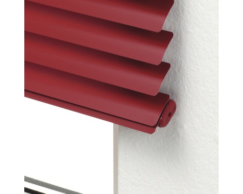 Soluna DIM-OUT aluminium jaloezie 40x170 cm rood, met 20% meer lamellen voor betere verduistering