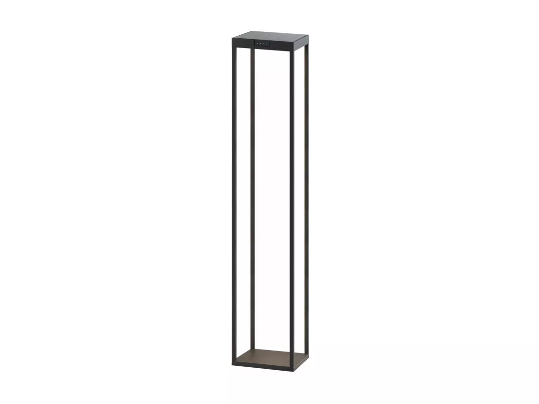 Borne solaire RADIA MEGA Noir Aluminium H110cm