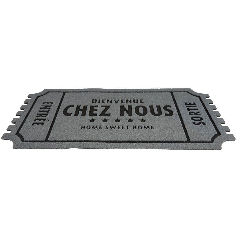 Paillasson antidérapant design Bienvenue Chez Nous