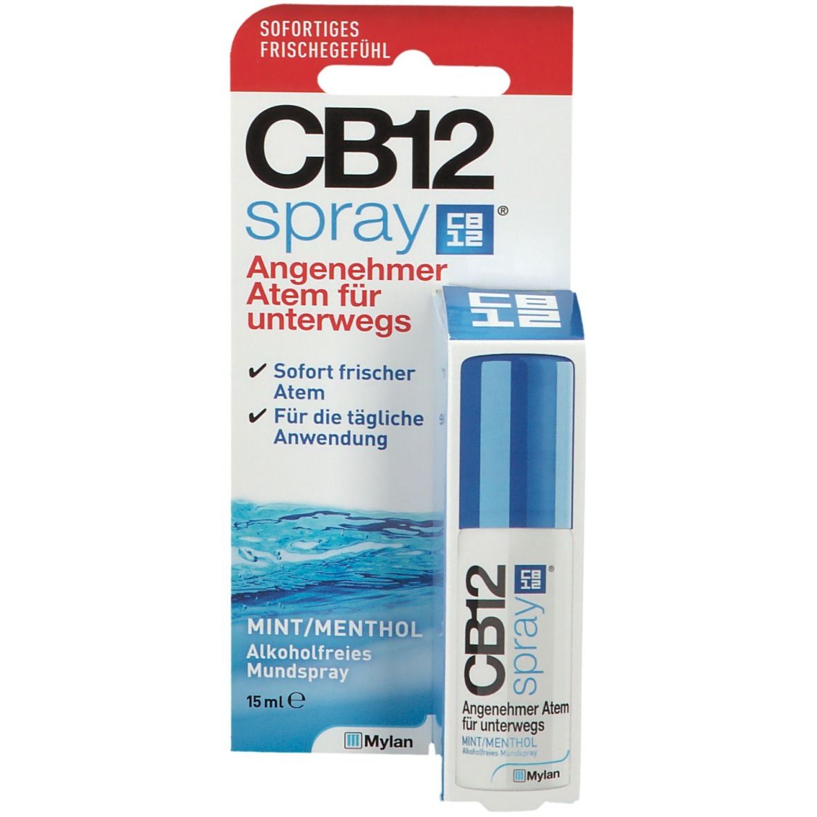 CB12 Spray: Mundspray für angenehmen Atem unterwegs