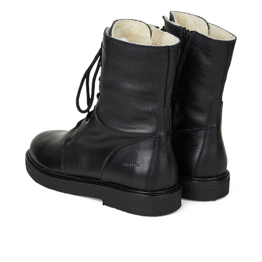 Angulus 7456-401 Lace-Up Støvler, Black, 39