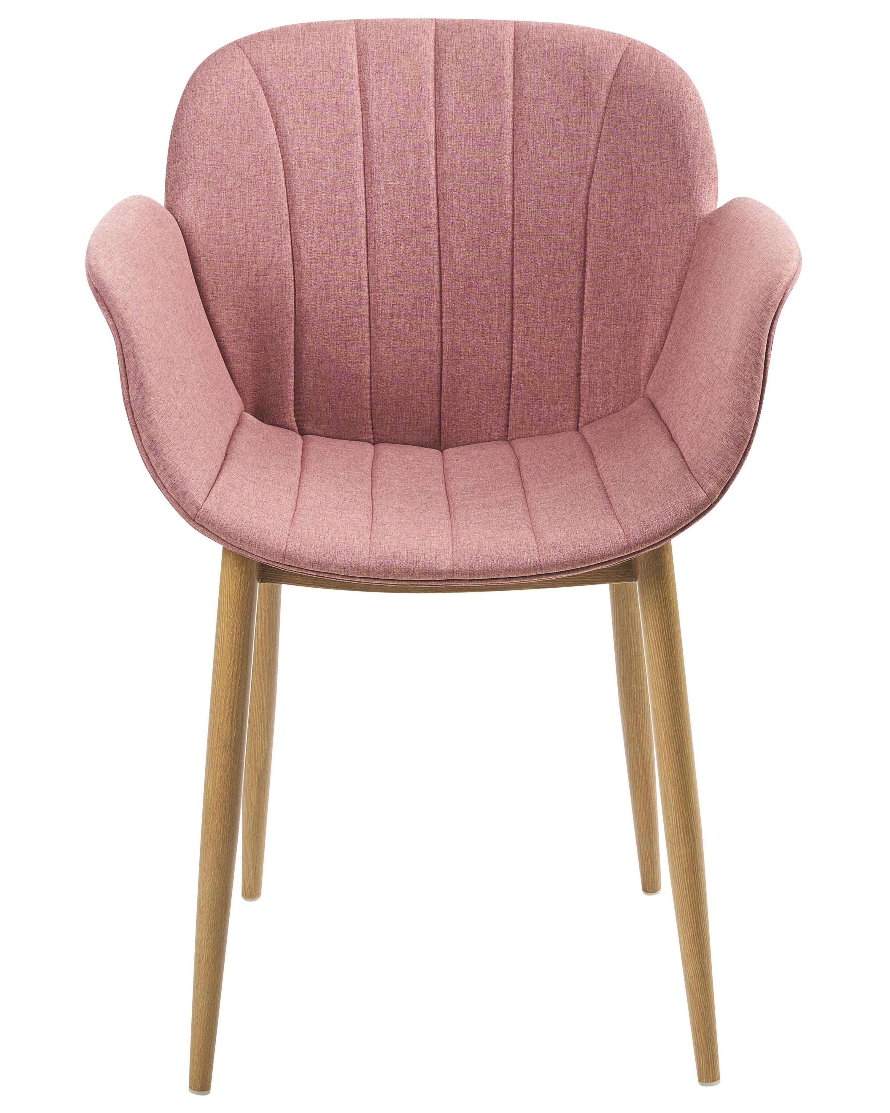 Set van 2 eetkamerstoelen ALICE Roze
