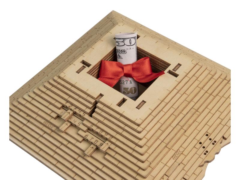 Escape Welt Rätselspiel Quest Pyramide Ein spannendes Escape-Spiel als kompakte Puzzle-Box aus Holz