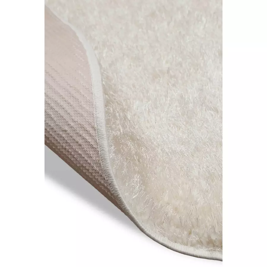 Wecon home basics Hochflorteppich Fanny creme weiß