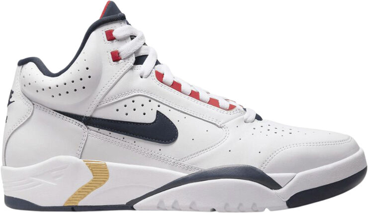 Nike air flight lite mid White/midnight navy-university