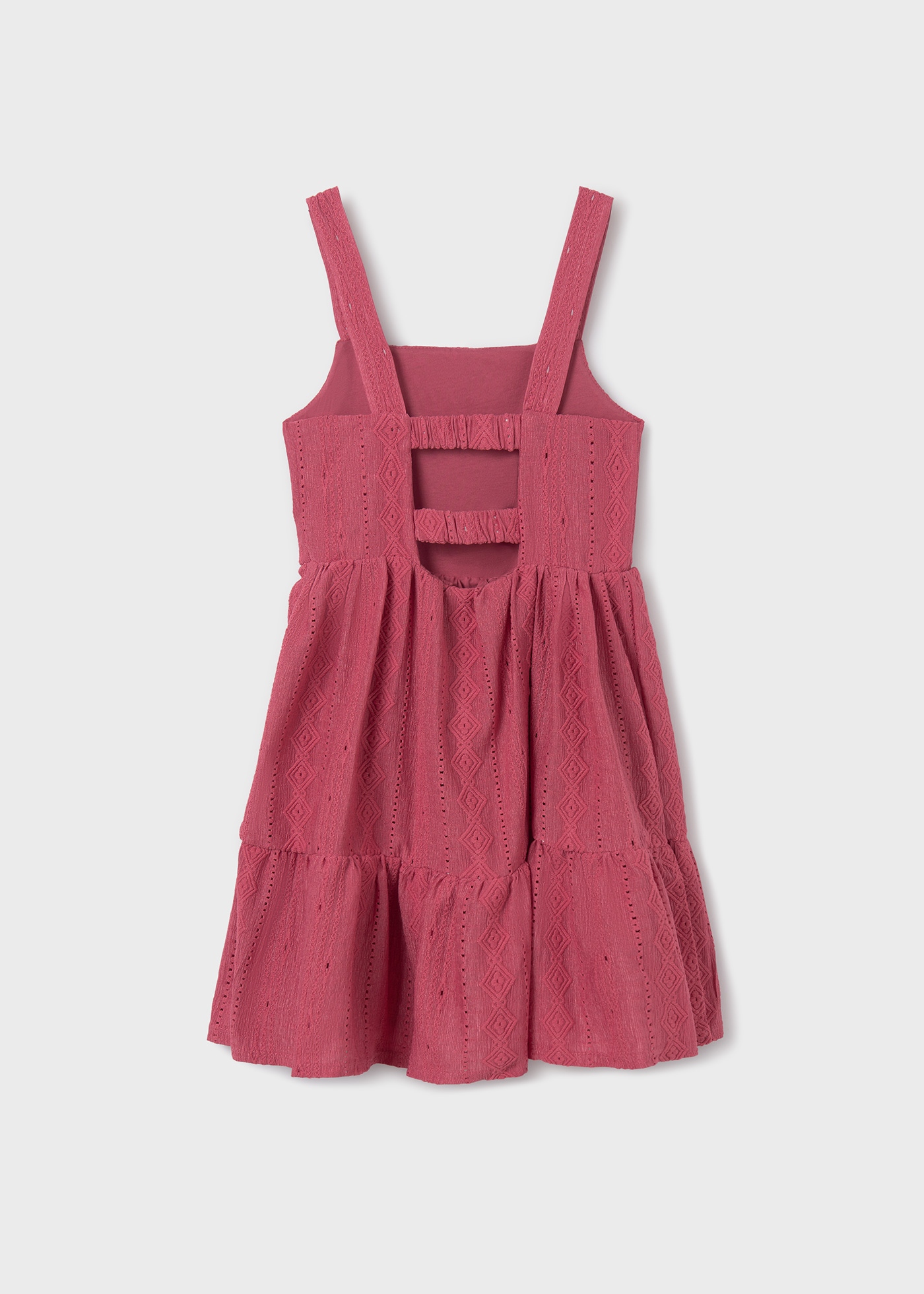 Vestido perfurado para menina
