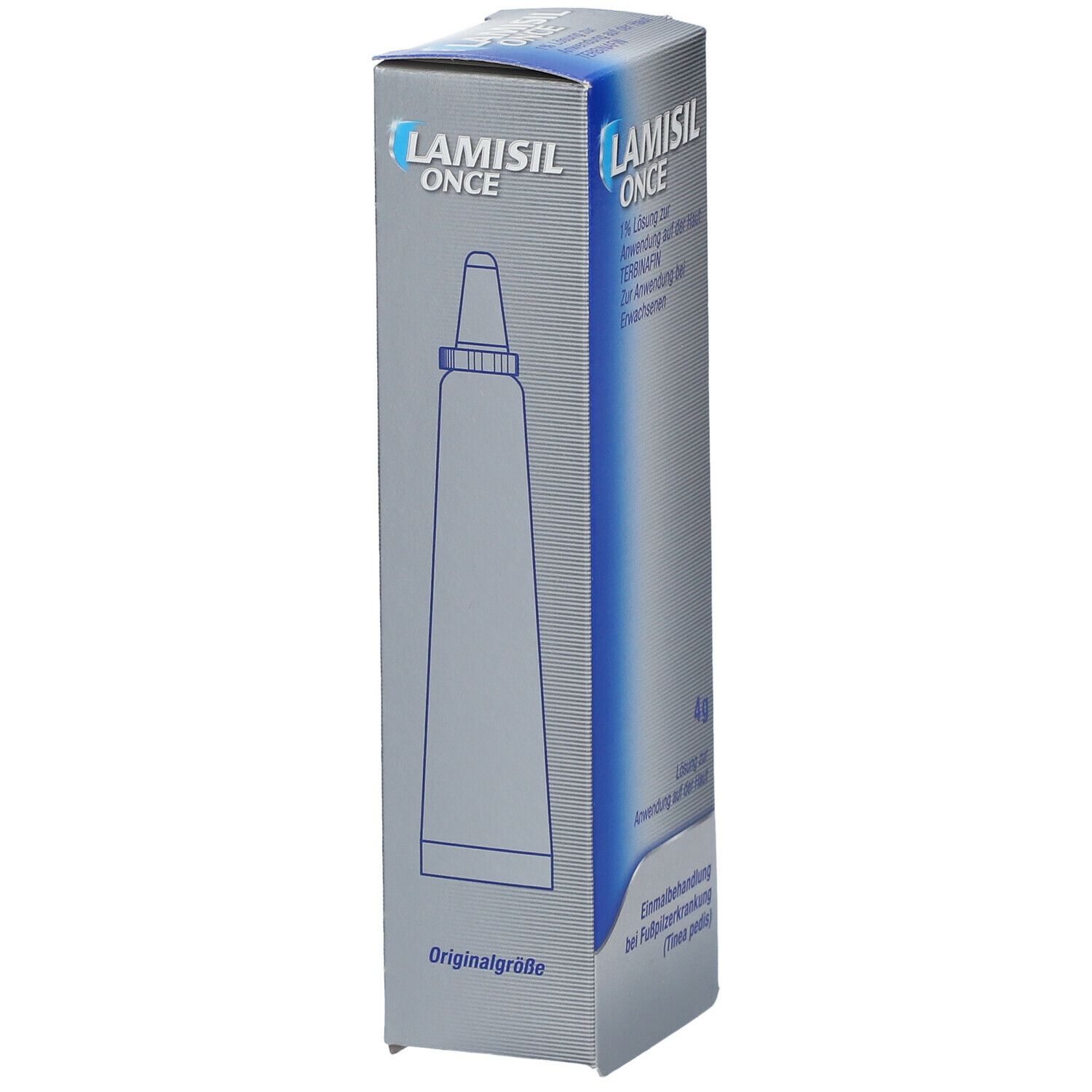 Lamisil Once® | Fußpilzbehandlung mit einer Anwendung | Lindert Juckreiz, Rissbildung | Antimykotische 4g