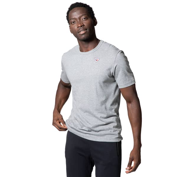 T-shirt ROSSIGNOL LOGO PLAIN TEE HEATHER GREY