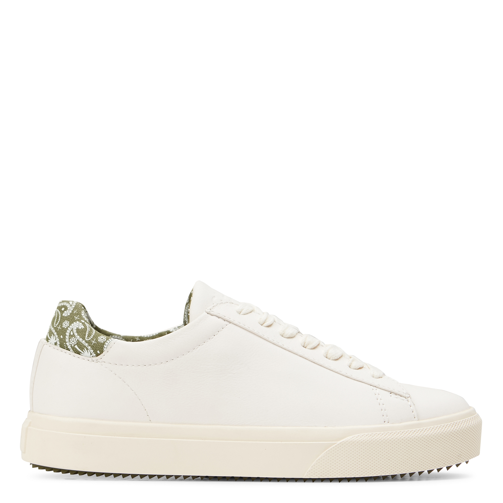 BRADLEY VENICE - Baskets basses imprimées en cuir| Blanc