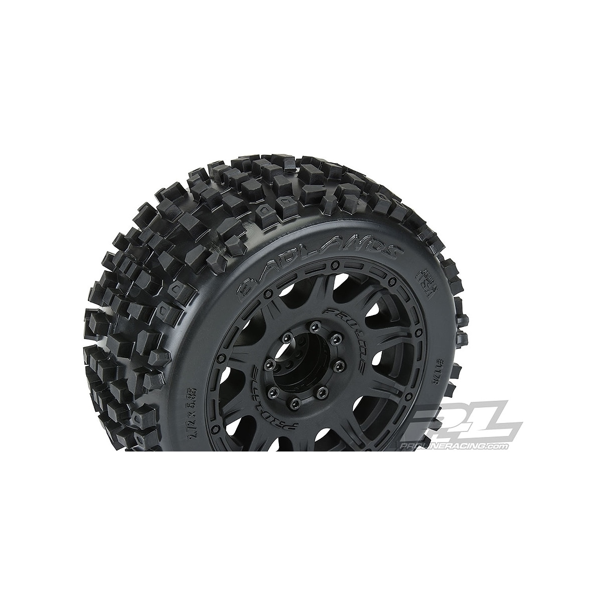 Proline Badlands 3.8 Mounted on Raid Rims (2)