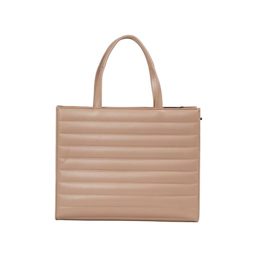 Calvin Klein Line Quilt Medium Tote Taske, Chanterelle