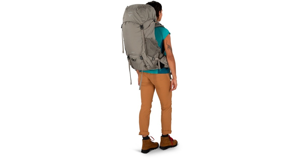 OspreyRenn 50 rugzak  (Lichtbruin, 50 Liter, One Size, Pediment Grey/Linen Tan)