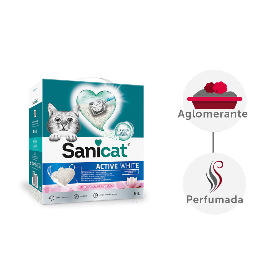 L Sanicat Active Lotus Arena Aglomerante para gatos