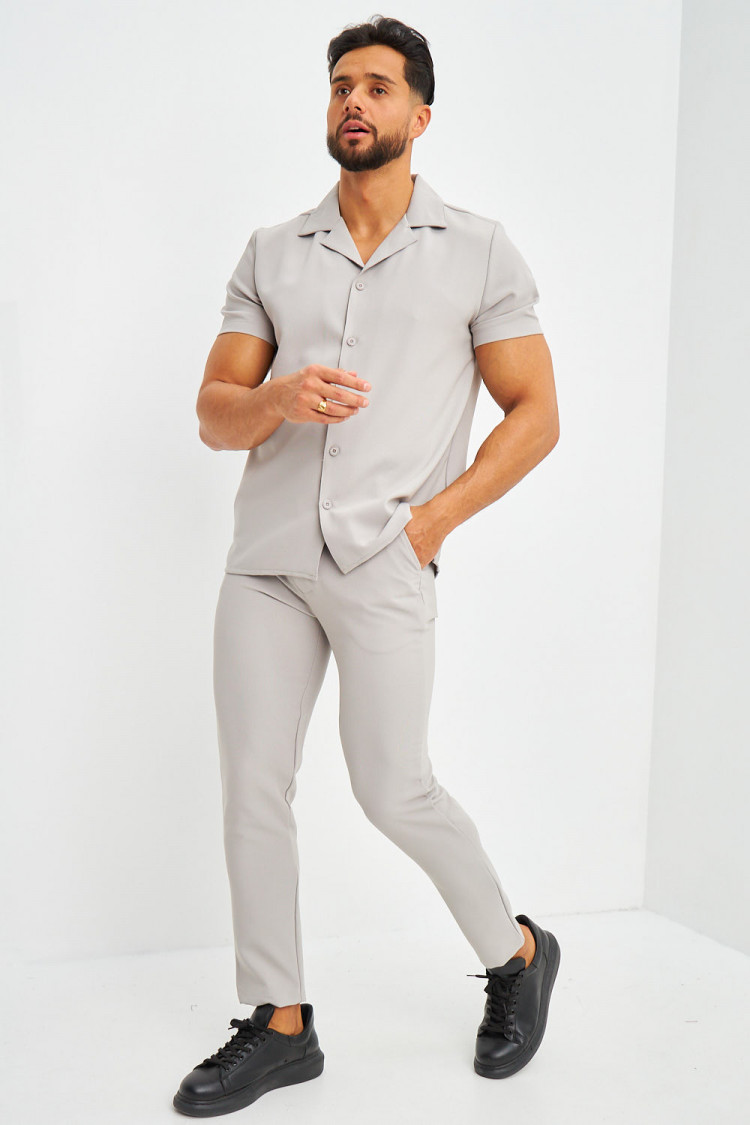Pantalon de costume homme gris