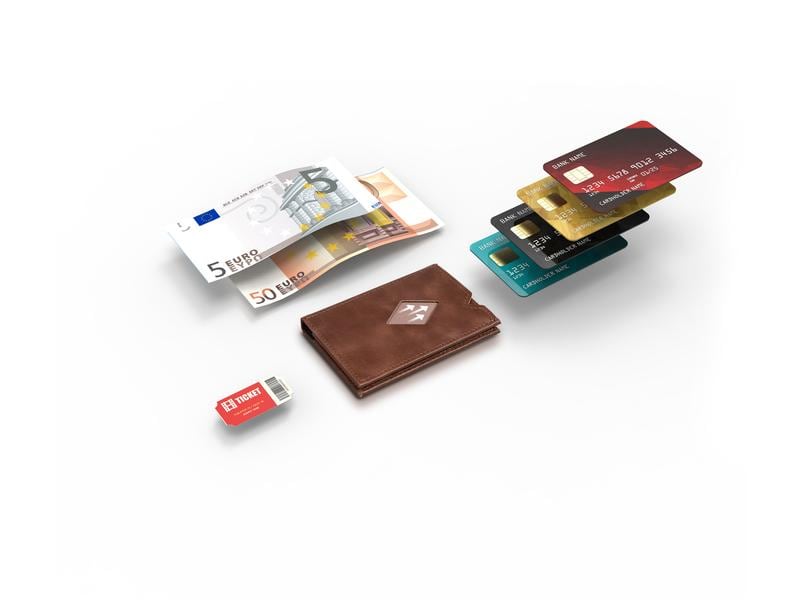 EXENTRI Portemonnaie Miniwallet Brieftasche