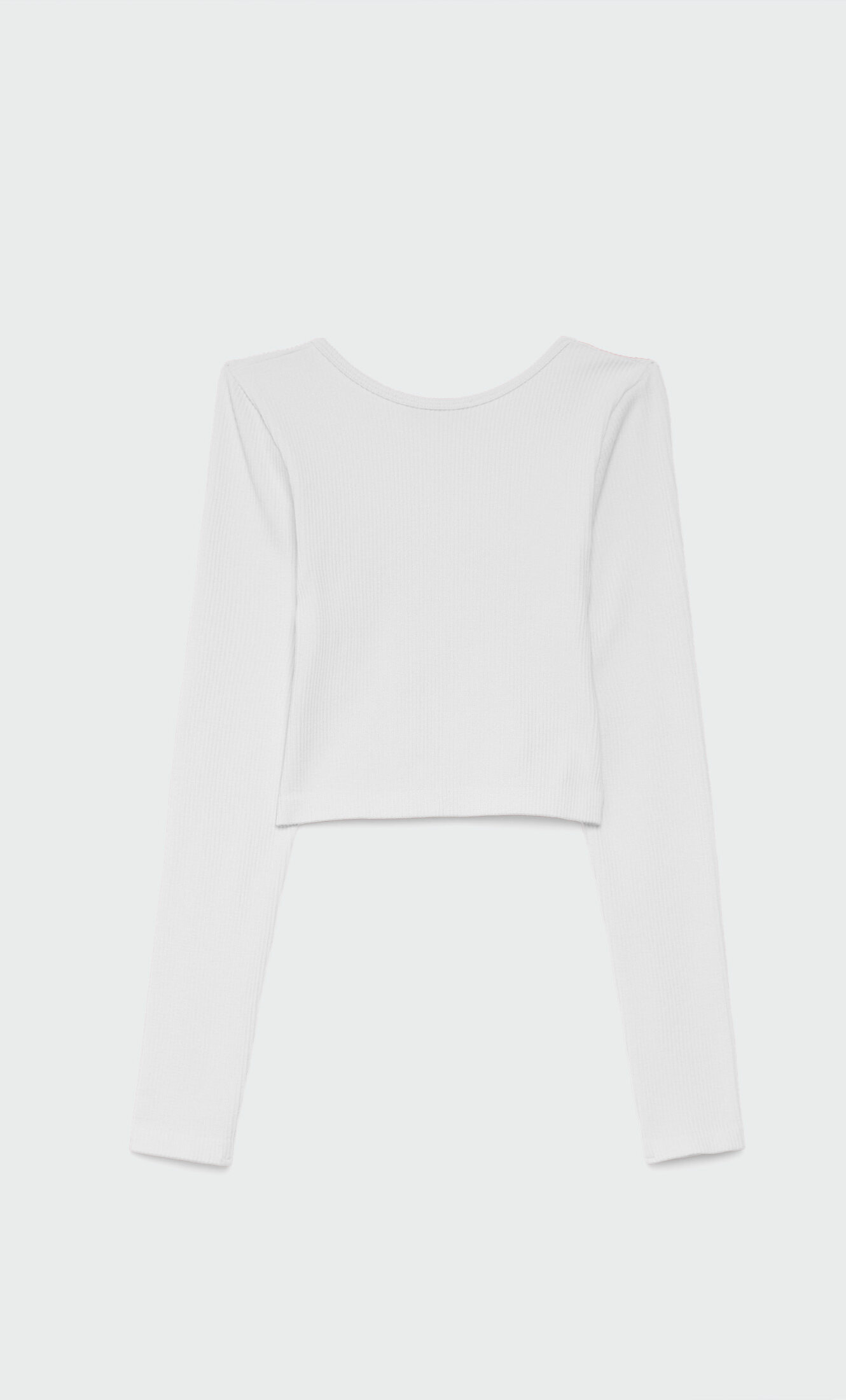 Top cropped sem costura