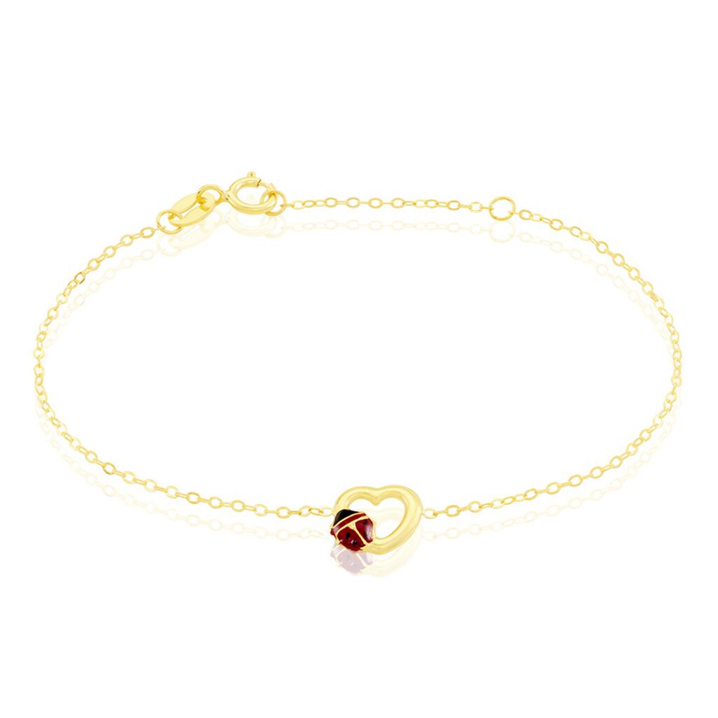 Bracelet Hydrangee Or Jaune
