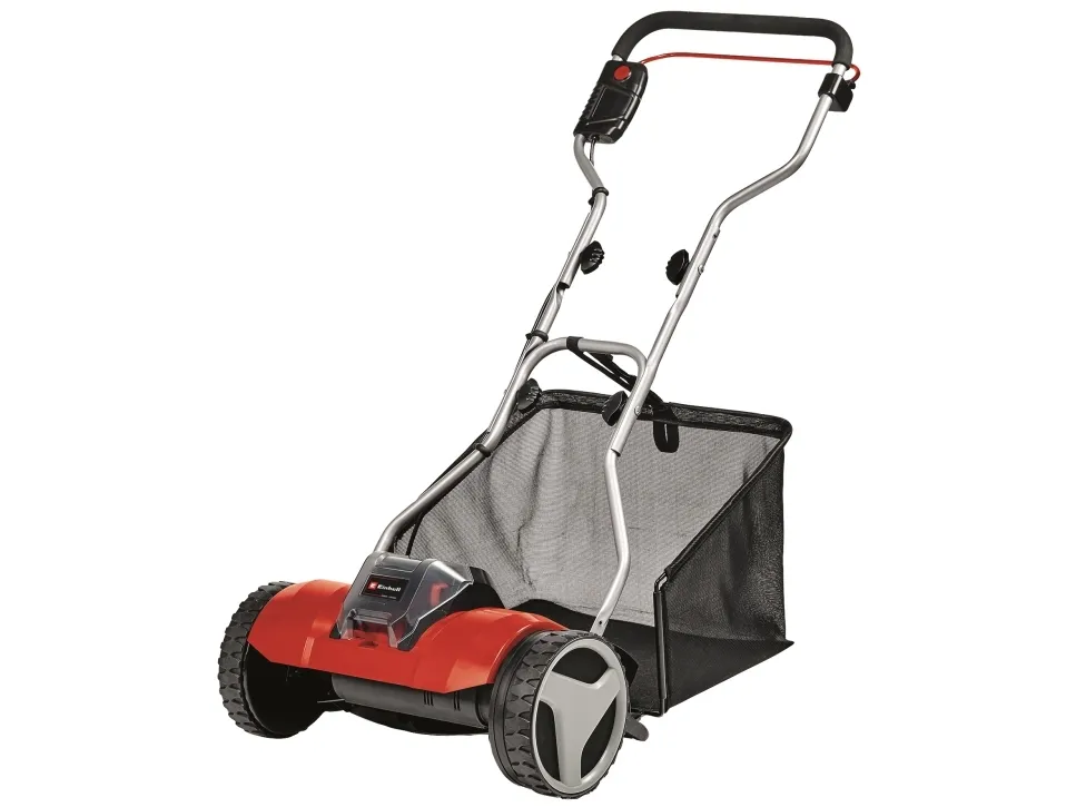Einhell GE-HM 18/38, Skubbe plæneklipper, 38 cm, 1,4 cm, 3,9 cm, 45 L, 4 hjul - SOLO