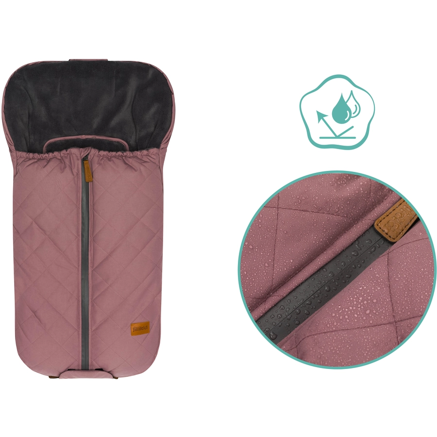 fillikid Winterfußsack Nevado für Babyschale Altrosa