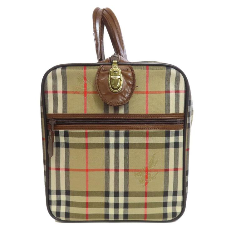 Burberry Vintage Burberry Boston Bag Beige