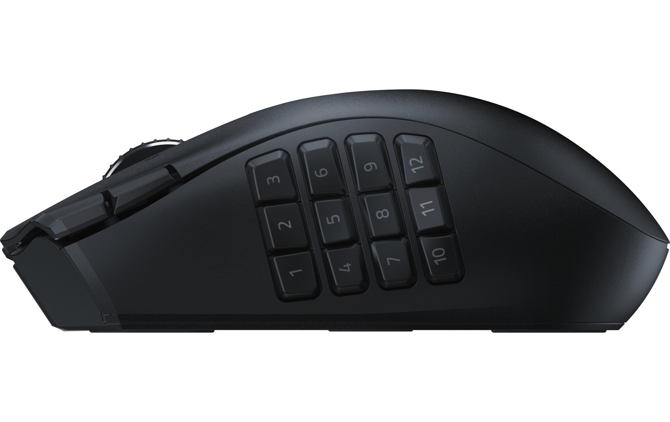 Gaming-Maus Naga V2 HyperSpeedErgonomische, kabellose Gaming-Maus mit optischem 30'000 dpi Sensor