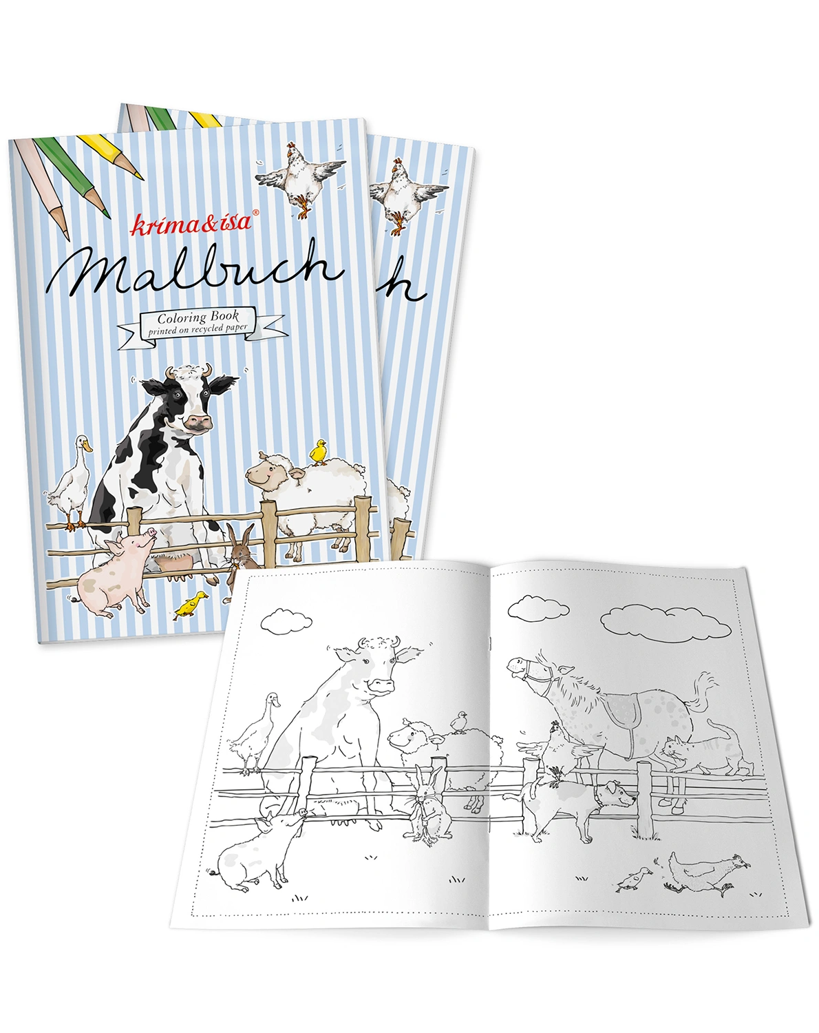 Malbuch BAUERNHOF 2er-Set