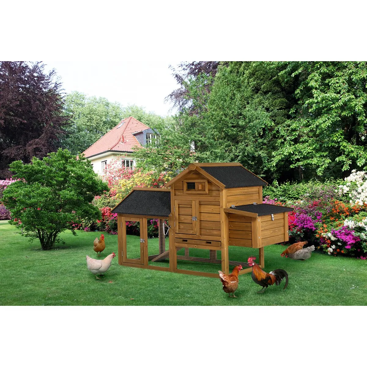 Habitat Et Jardin Poulailler en bois 