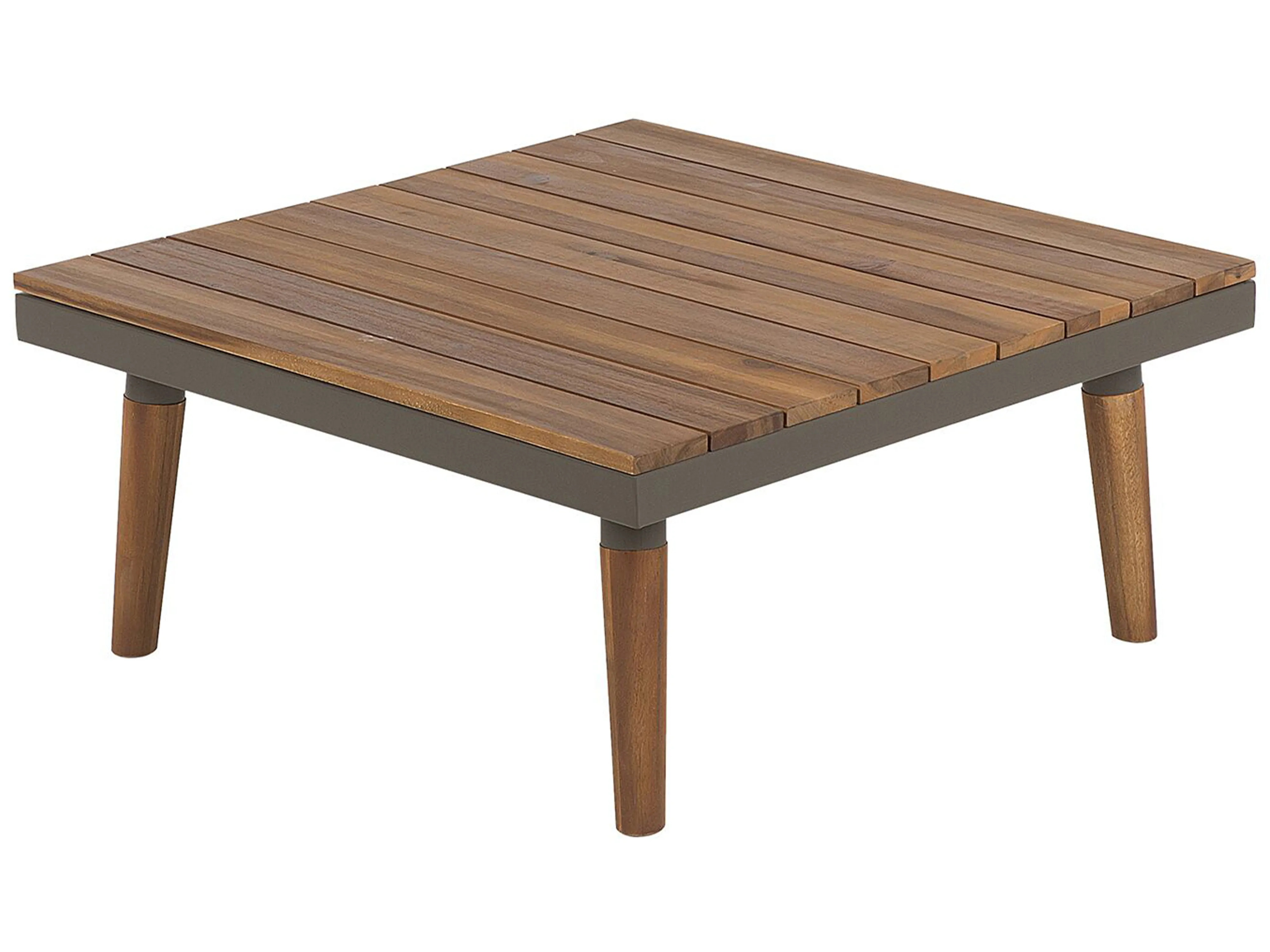 Tuin hoekloungeset met tafel 5-zits CORATO Acaciahout Grijs