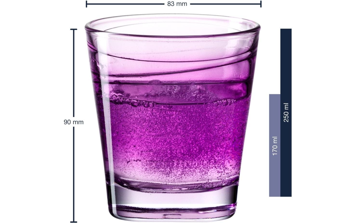LEONARDO Glas »Vario Struttura, 250ml«