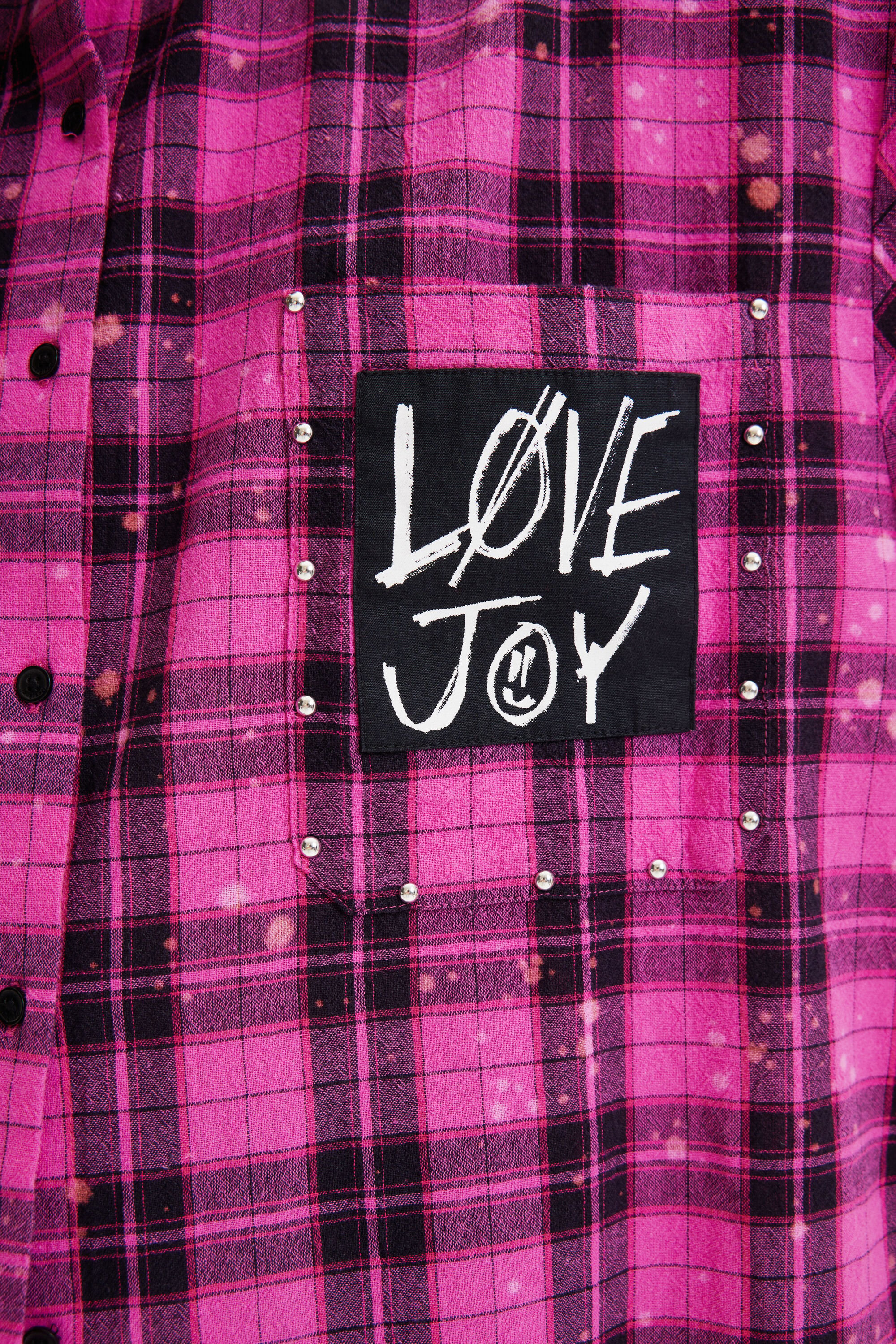Chemise oversize carreaux