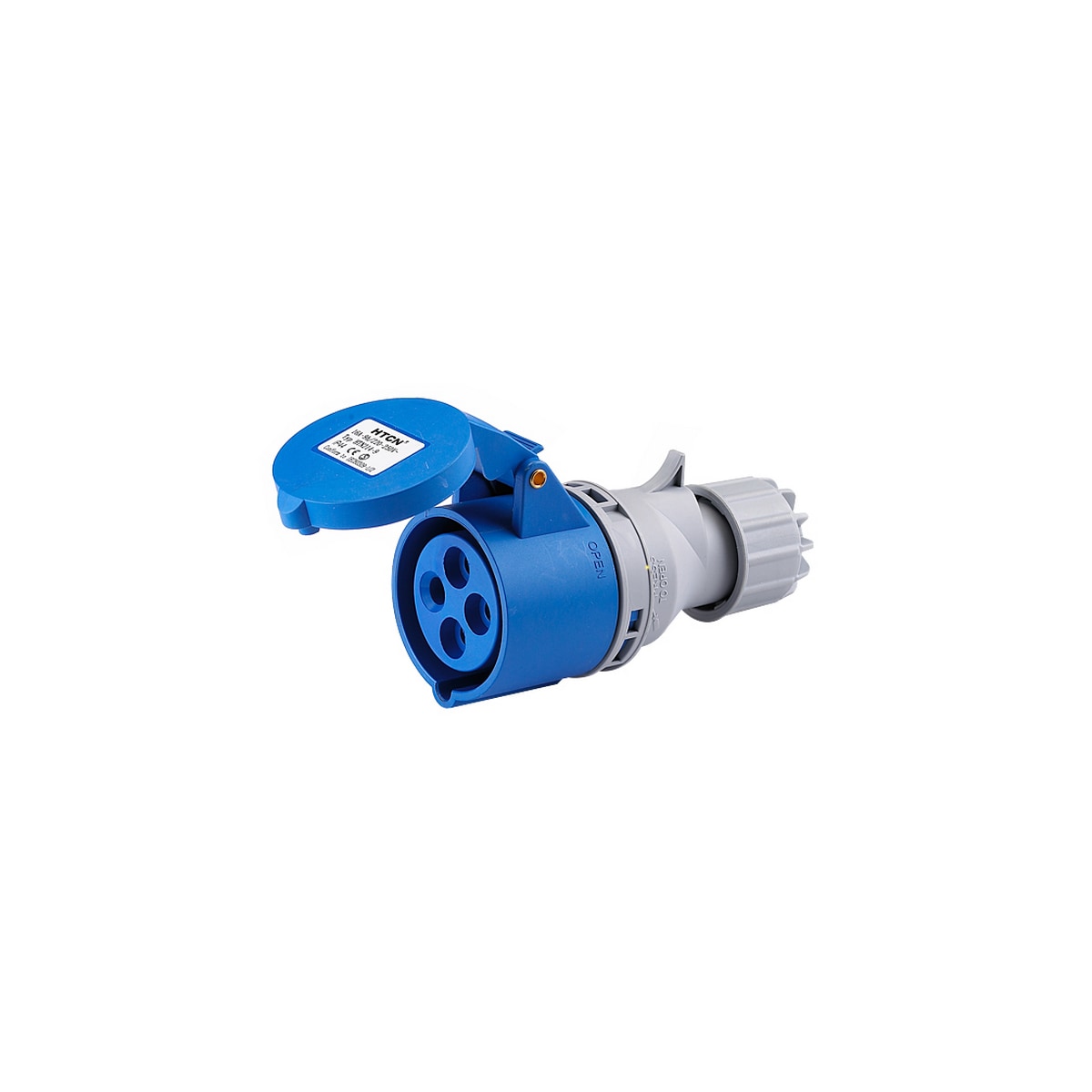 Skjøtekontakt 32A 3Pol+Jord 230V 9H IP44. 332-9 HTN224-9